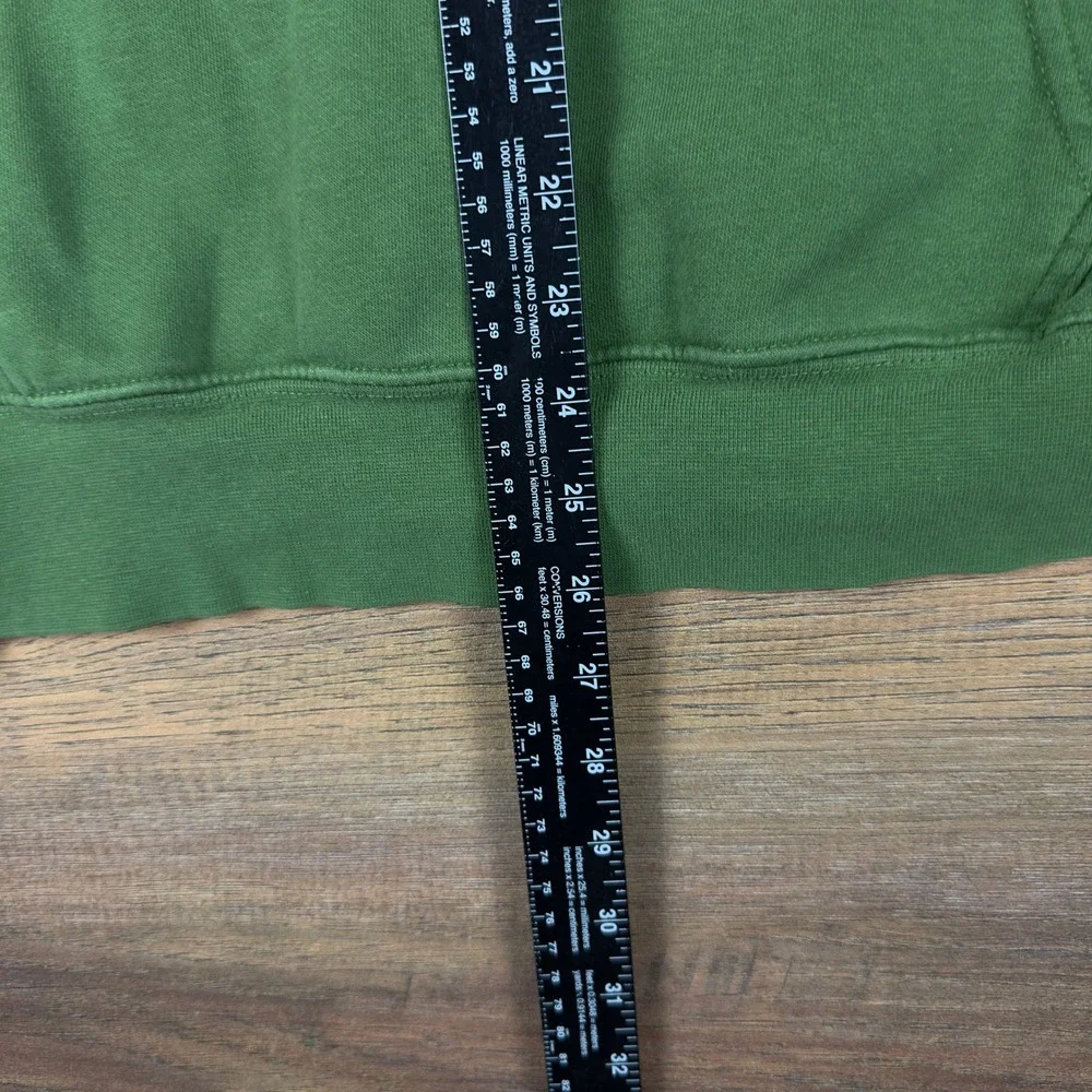 The‎ North Face Mens Green Camo Logo Pullover Hoodie Sweatshirt Size Medium